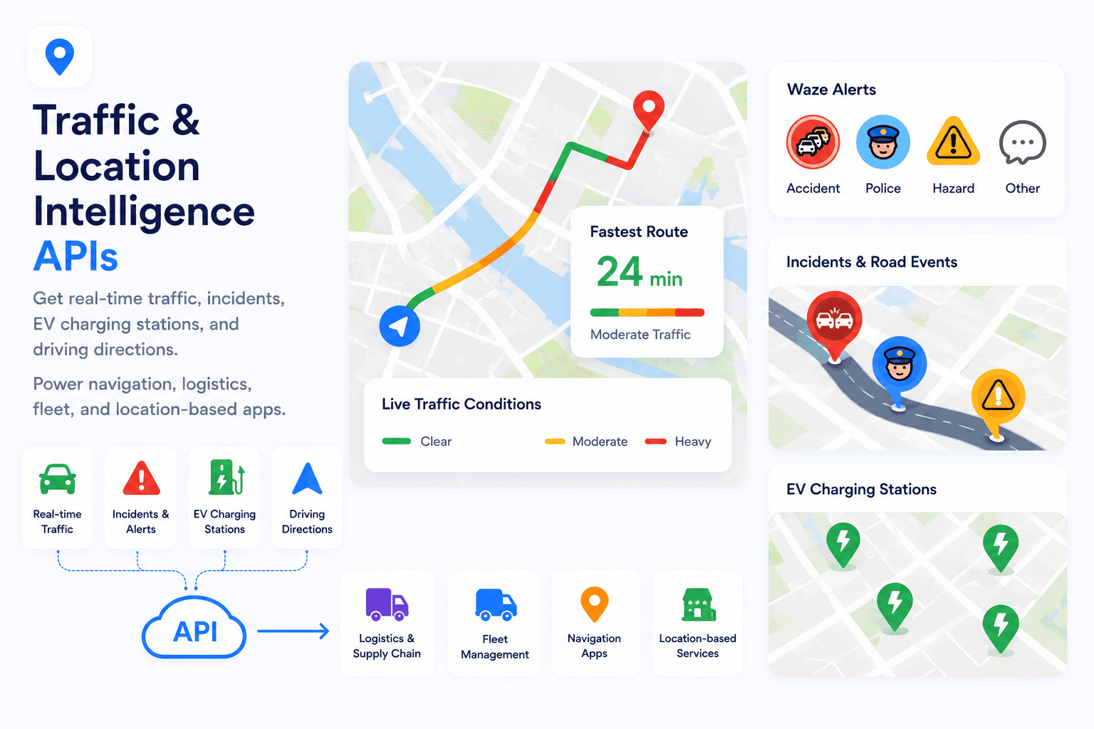 Traffic Analytics & Navigation APIs